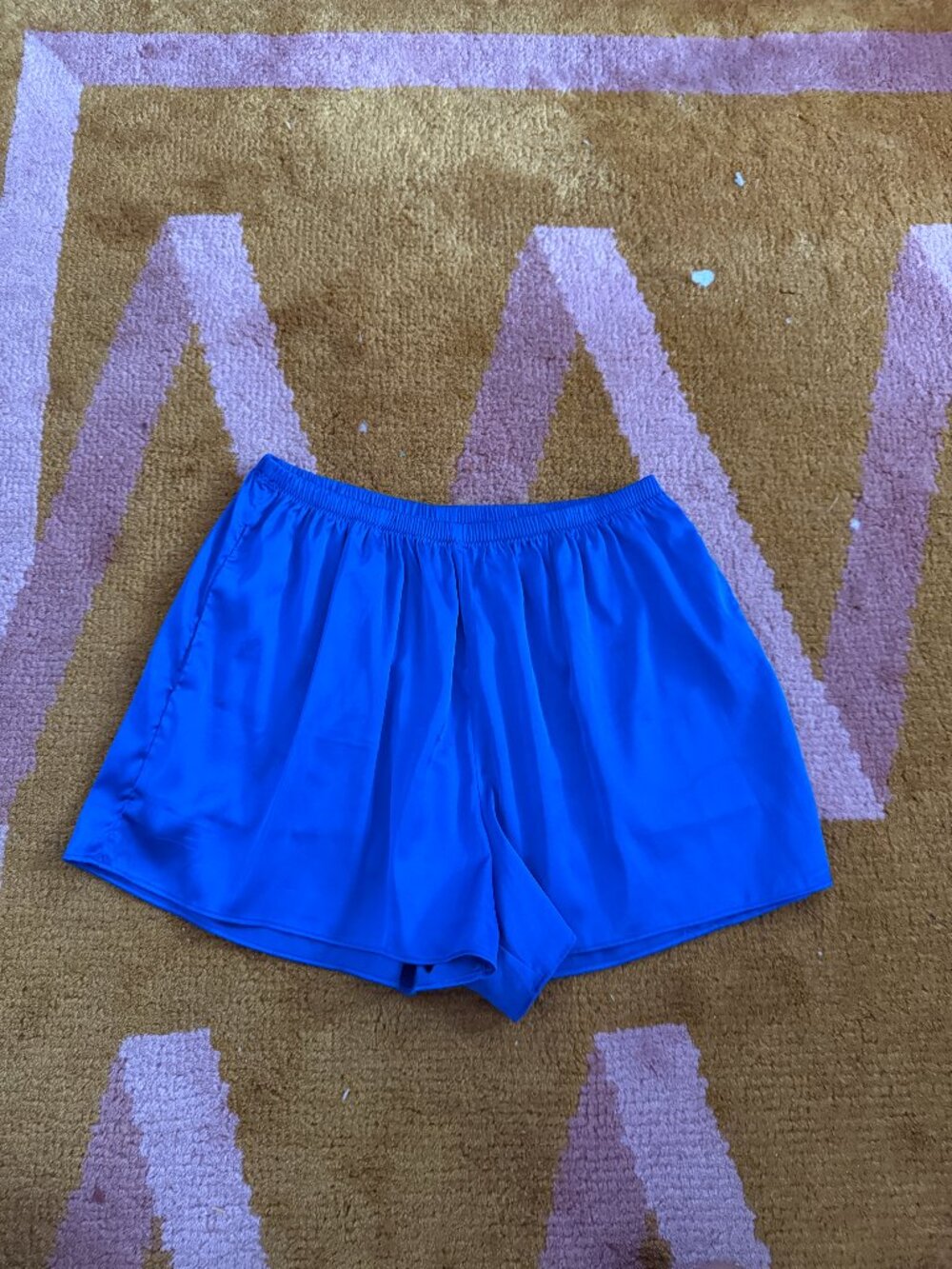 Daily Drills Silky Satin Short Blue Cobalt